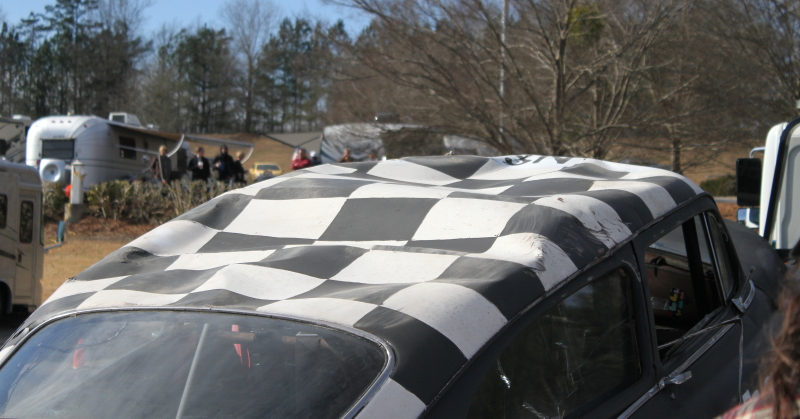 Damage to the roof of the Nash. Photo credit: Stef Schrader